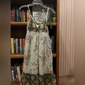 Y Apparel Y2K Boho Floral Dress